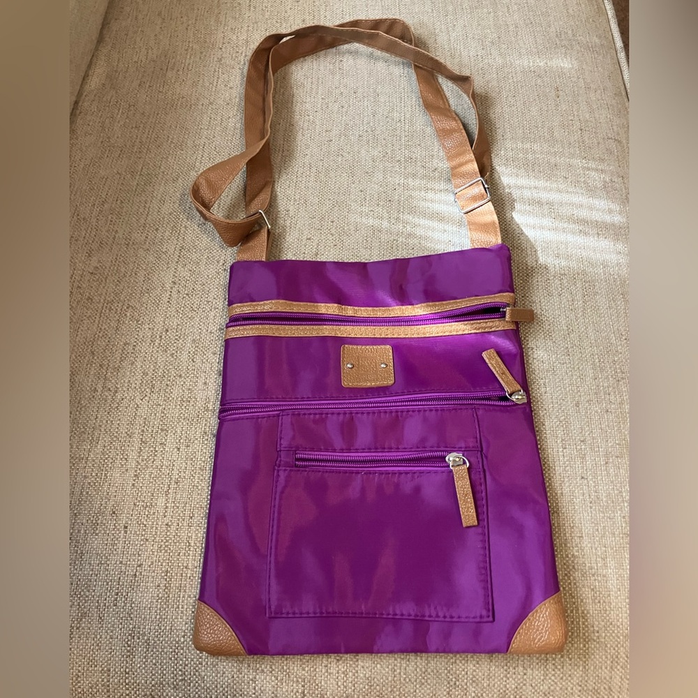 Purple Stone Mountain crossbody bag